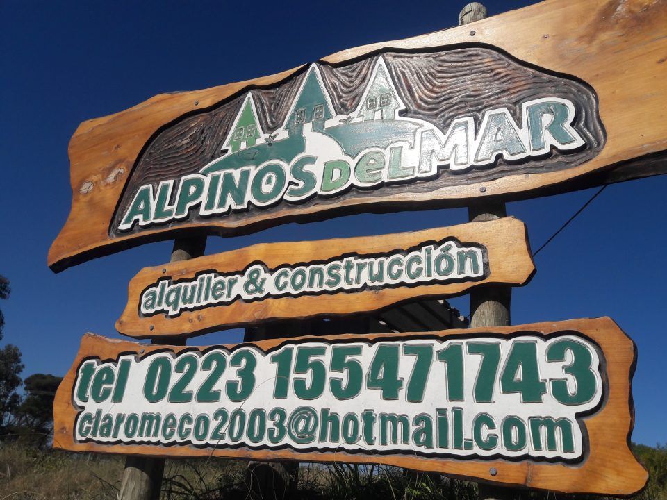 CLAROMECO: Cabañas Alpinos del Mar para 2, 4 y 6 personas